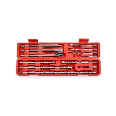 Набір свердел і зубил для бетону 12 шт Kraft&Dele KD10206 KD10206 фото