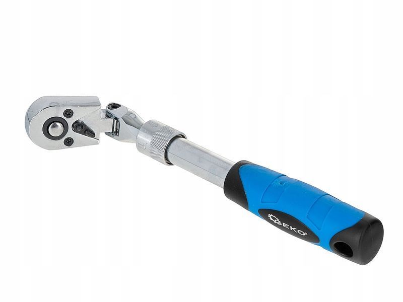 Телескопическая ломаная трещотка 1/4&rdquo; 210-278mm CrV 72 зуба GEKO G10128 G10128 фото