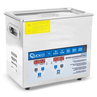 Ультразвукова ванна 120W 3л з підігрівом та таймером G81290 G81290 фото