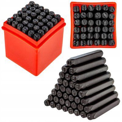 Клейма букв + цифровые 5мм 36шт Vorfal V07770 V07770 фото