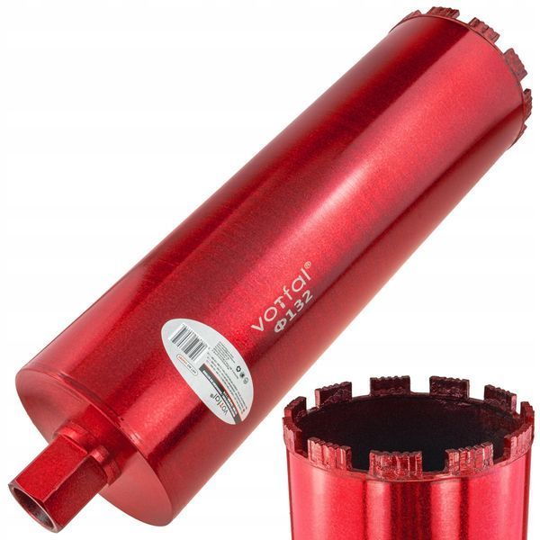 Алмазна коронка для бетону 132 MM/450/1.1/4 VORFAL V04565 V04565. фото