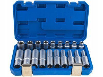 Набор торцевых ключей TORX E8-E24 1/2" CrV 20 ед F08064 F08064 фото