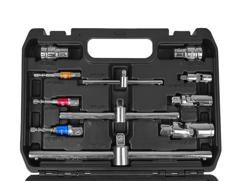 Комплект подовжувачів і карданів , 25 штук, 1/4" 3/8" 1/2" GEKO G10173 G10173 фото