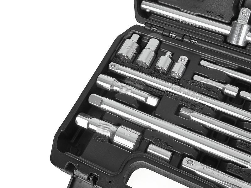 Комплект подовжувачів і карданів , 25 штук, 1/4" 3/8" 1/2" GEKO G10173 G10173 фото