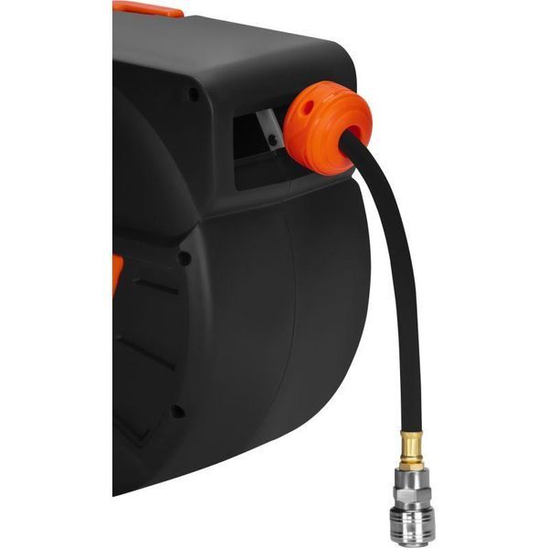 Пневматический шланг на катушке Kraft&Dele KD2157, 10 м, 1/4", автоматический барабан KD2157 фото